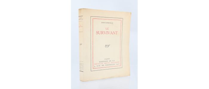 SUPERVIELLE : Le Survivant - Edition Originale - Edition-Originale.com