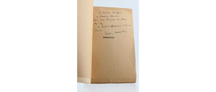 SUPERVIELLE : Robinson - Signed book, First edition - Edition-Originale.com