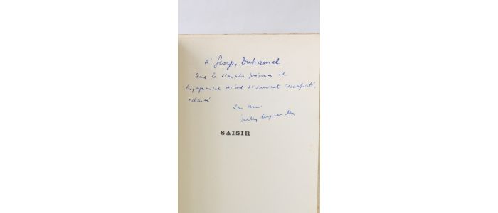 SUPERVIELLE : Saisir - Autographe, Edition Originale - Edition-Originale.com