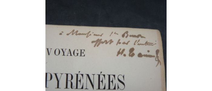 TAINE : Voyage aux eaux des Pyrénées - Signiert - Edition-Originale.com