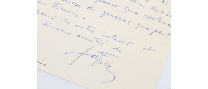 TAPIES : Lettre autographe datée et signée adressée à son ami et biographe Georges Raillard - Autographe, Edition Originale - Edition-Originale.com