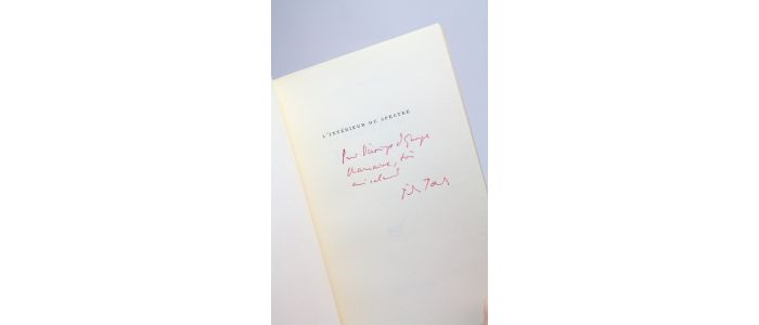 TARDOS : L'intérieur du spectre - Signed book, First edition - Edition-Originale.com