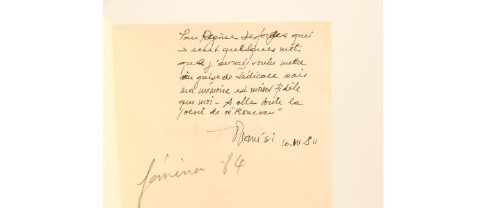 TCHICAYA U TAM'SI : Les phalènes - Autographe, Edition Originale - Edition-Originale.com