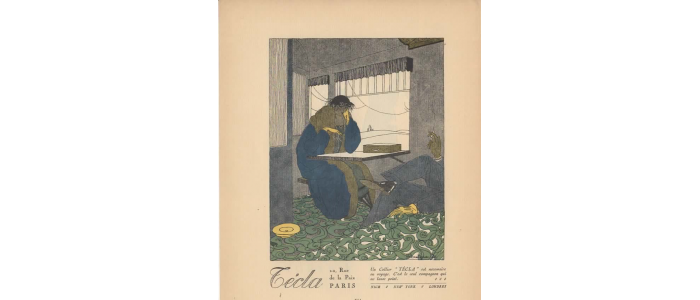 TECLA : Un collier Técla (Publicité, Volume 1, La Gazette du Bon ton, 1920 n°2) [suivi de] Robes du soir de Jeanne Lanvin - Edition Originale - Edition-Originale.com