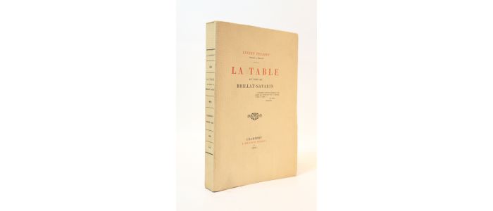TENDRET : La table au pays de Brillat-Savarin - Edition Originale - Edition-Originale.com