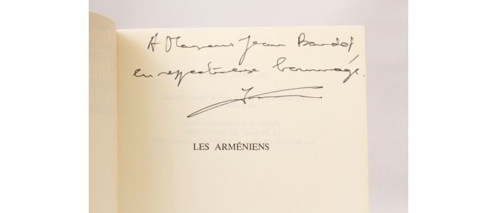 TERNON : Les Arméniens. Histoire d'un génocide - Signiert, Erste Ausgabe - Edition-Originale.com