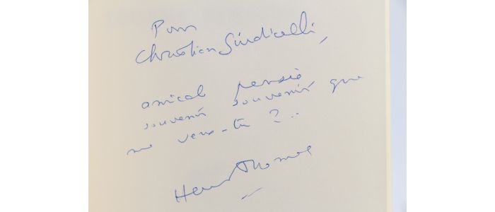 THOMAS : Joueur surpris - Autographe, Edition Originale - Edition-Originale.com