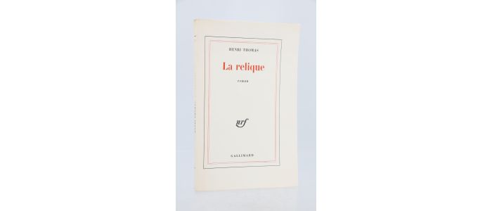 THOMAS : La relique - Erste Ausgabe - Edition-Originale.com