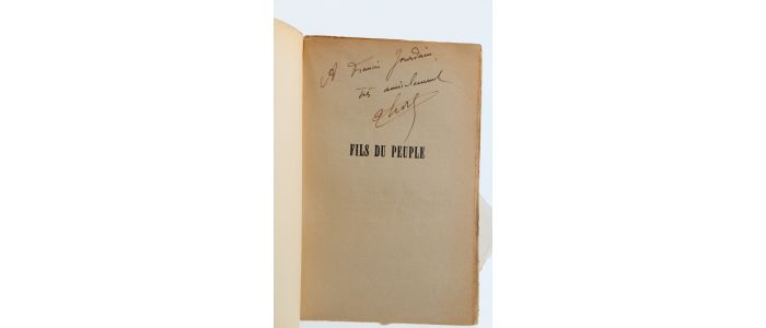THOREZ : Fils du peuple - Libro autografato, Prima edizione - Edition-Originale.com