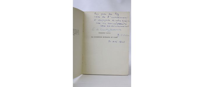TILLION : Ravensbrück - Libro autografato, Prima edizione - Edition-Originale.com