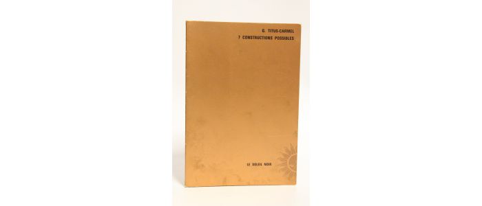 TITUS-CARMEL : 7 constructions possibles - Erste Ausgabe - Edition-Originale.com