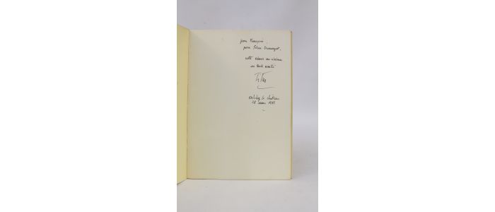 TITUS-CARMEL : Lumières précédé de Point de chute - Signed book, First edition - Edition-Originale.com