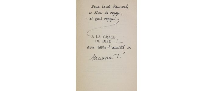 TOESCA : A la grâce de dieu - Signiert, Erste Ausgabe - Edition-Originale.com