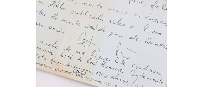 TORRES : Lettre autographe datée et signée adressée à sa traductrice en français Alice Raillard - Autographe, Edition Originale - Edition-Originale.com