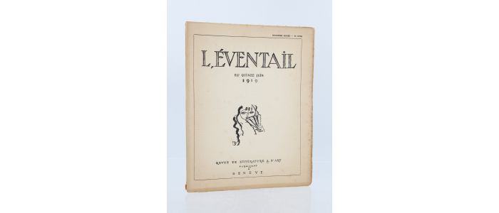 TOULET : L'éventail revue de littérature et d'art N°5 de la 2ème année - Erste Ausgabe - Edition-Originale.com