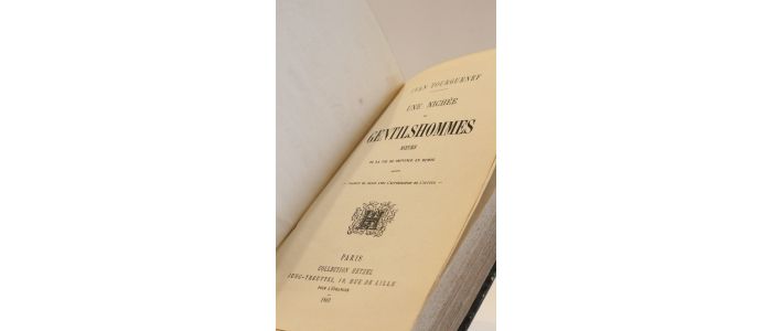 TOURGUENIEV (ou TOURGUENEFF) : Une nichée de gentilshommes - Edition Originale - Edition-Originale.com
