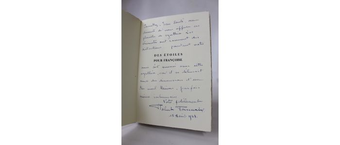 TOURNAIRE : Des étoiles pour Françoise - Libro autografato, Prima edizione - Edition-Originale.com