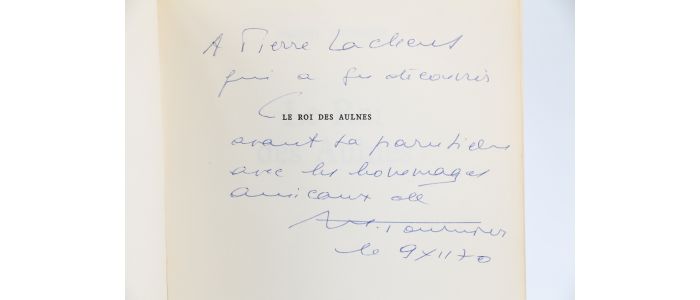 TOURNIER : Le roi des aulnes - Signed book, First edition - Edition-Originale.com