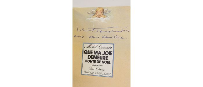 TOURNIER : Que ma joie demeure. Conte de Noël - Autographe, Edition Originale - Edition-Originale.com