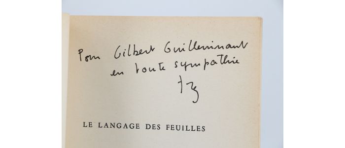 TREZ : Le langage des feuilles - Signiert, Erste Ausgabe - Edition-Originale.com