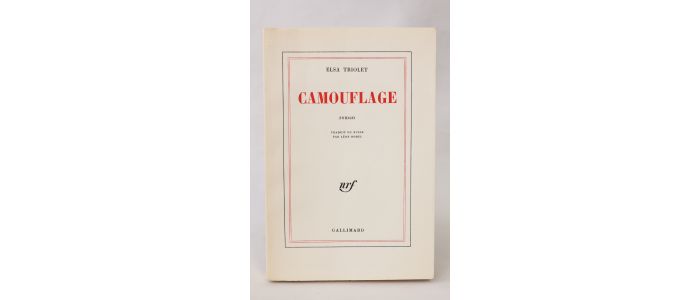 TRIOLET : Camouflage - First edition - Edition-Originale.com