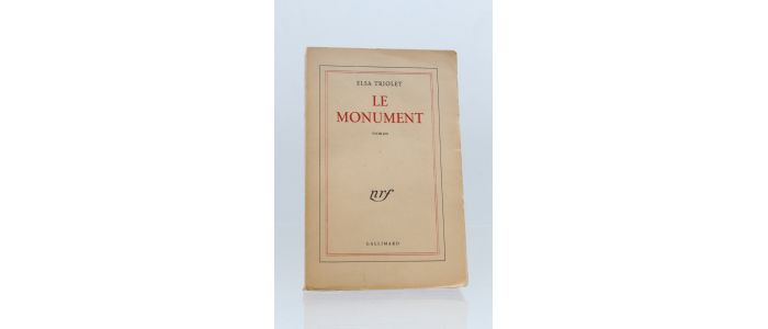 TRIOLET : Le monument - Signiert, Erste Ausgabe - Edition-Originale.com