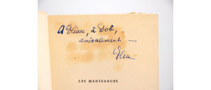 TRIOLET : Les manigances, journal d'une égoïste - Signiert, Erste Ausgabe - Edition-Originale.com