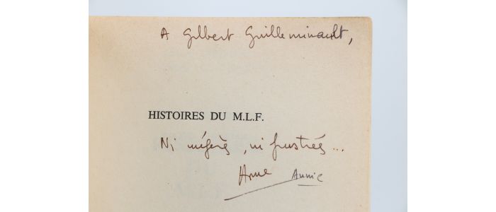 TRISTAN : Histoires du M.L.F. - Signed book, First edition - Edition-Originale.com