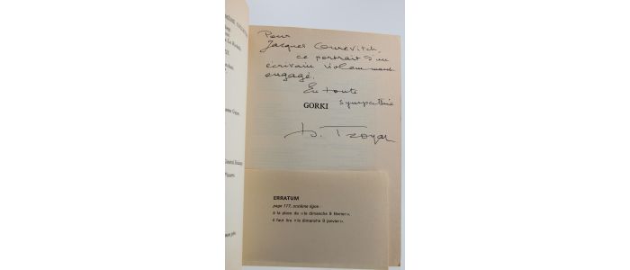 TROYAT : Gorki - Libro autografato, Prima edizione - Edition-Originale.com