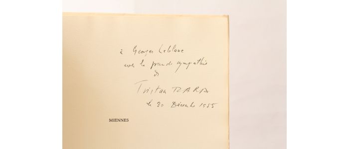 TZARA : Miennes - Libro autografato, Prima edizione - Edition-Originale.com