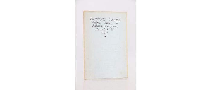 TZARA : Vigies. - In Sixième cahier de habitude de la poésie - Prima edizione - Edition-Originale.com