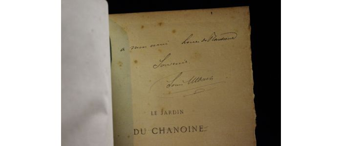 ULBACH : Le jardin du chanoine - Signed book, First edition - Edition-Originale.com