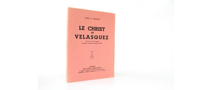 UNAMUNO : Le Christ de Velasquez - Prima edizione - Edition-Originale.com