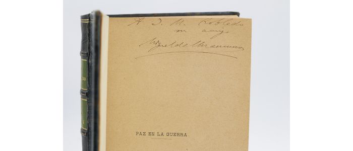 UNAMUNO : Paz en la guerra - Libro autografato, Prima edizione - Edition-Originale.com