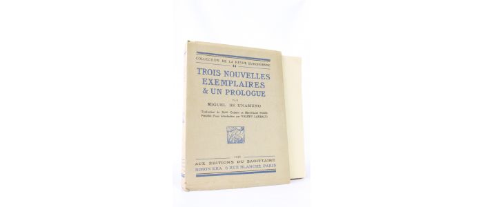 UNAMUNO : Trois nouvelles exemplaires & un prologue - First edition - Edition-Originale.com