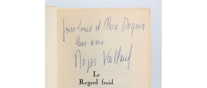 VAILLAND : Le regard froid - Signiert, Erste Ausgabe - Edition-Originale.com