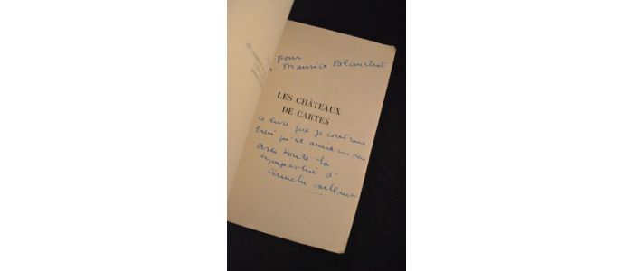 VAILLANT : Les châteaux de cartes - Libro autografato, Prima edizione - Edition-Originale.com