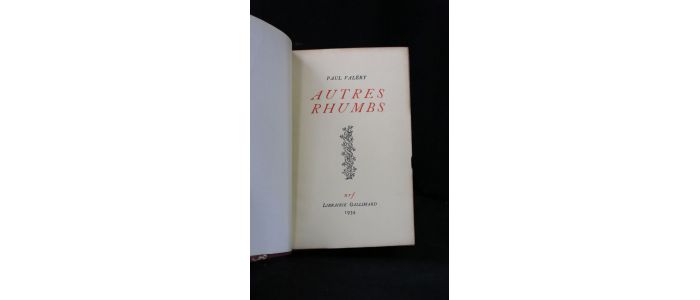 VALERY : Autres rhumbs - Edition-Originale.com