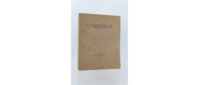 VALERY : Commerce - Cahier XVIII d l'hiver 1928 - Prima edizione - Edition-Originale.com