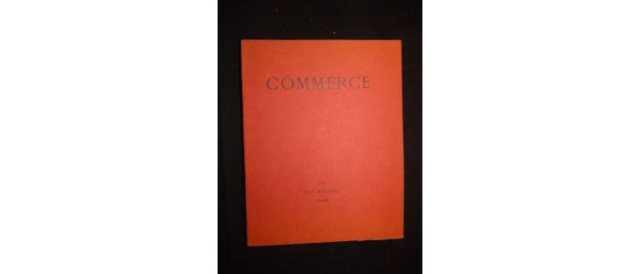 VALERY : Commerce. Été 1929  - Cahier XX - Prima edizione - Edition-Originale.com