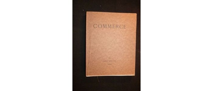 VALERY : Commerce. Hiver 1927 - Cahier XIV - First edition - Edition-Originale.com
