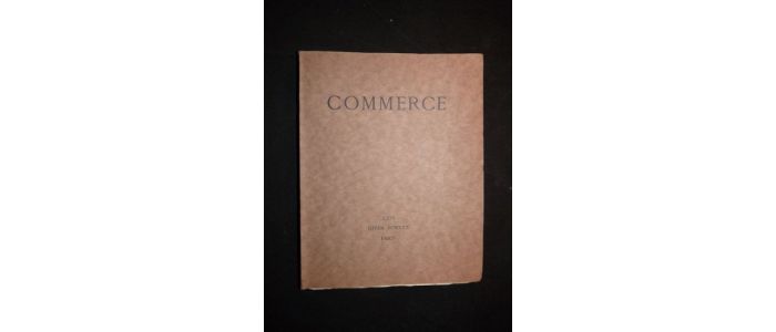 VALERY : Commerce. Hiver 1930 - Cahier XXVI - First edition - Edition-Originale.com