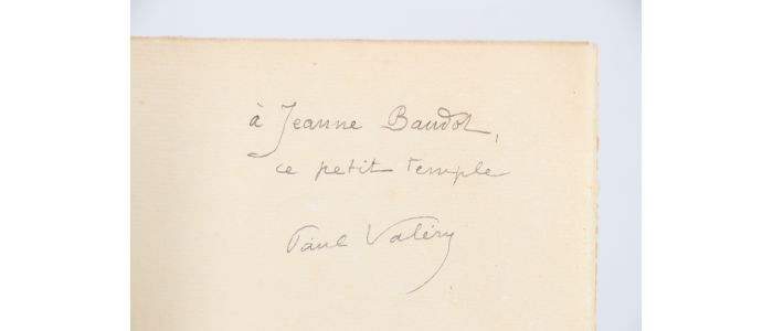 VALERY : La jeune Parque - Autographe, Edition Originale - Edition-Originale.com