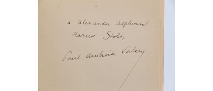 VALERY : La soirée avec M. Teste - Signed book - Edition-Originale.com
