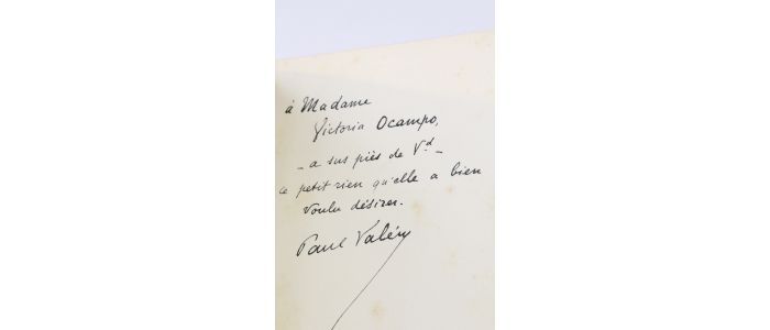 VALERY : Lettre à madame C... - Autographe, Edition Originale - Edition-Originale.com