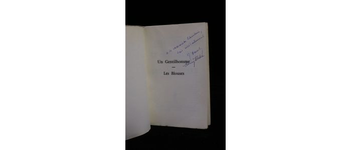 VALLES : Un gentilhomme suivi de Les blouses - Libro autografato - Edition-Originale.com