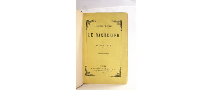 VALLES : Le bachelier - Autographe, Edition Originale - Edition-Originale.com