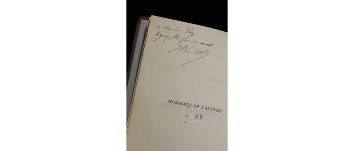 VALLOT : Manuel de topographie alpine - Signed book, First edition - Edition-Originale.com