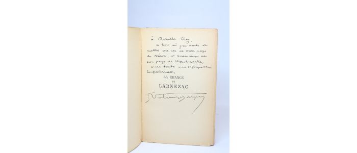 VALMY-BAYSSE : La chance de Larnezac - Autographe, Edition Originale - Edition-Originale.com