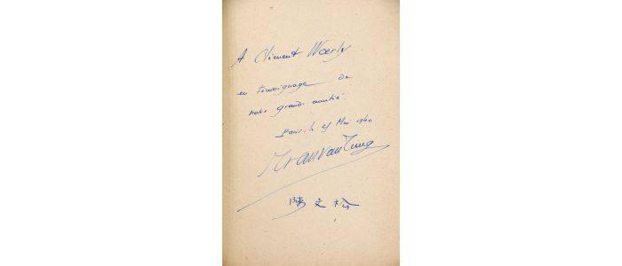 VAN TUNG : Rêves d'un campagnard annamite - Autographe, Edition Originale - Edition-Originale.com